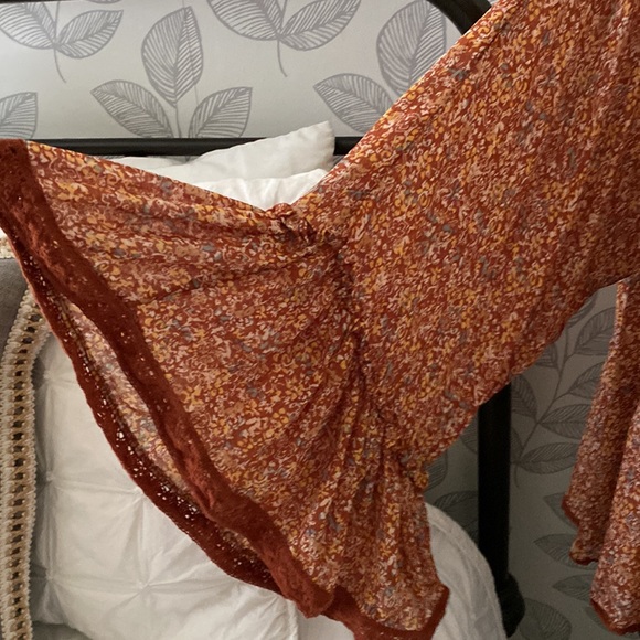Free People Lola Kimono in Ochre - Picture 10 of 16